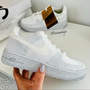 New Nike Air Force 1 crater Flyknit sneakers shoes